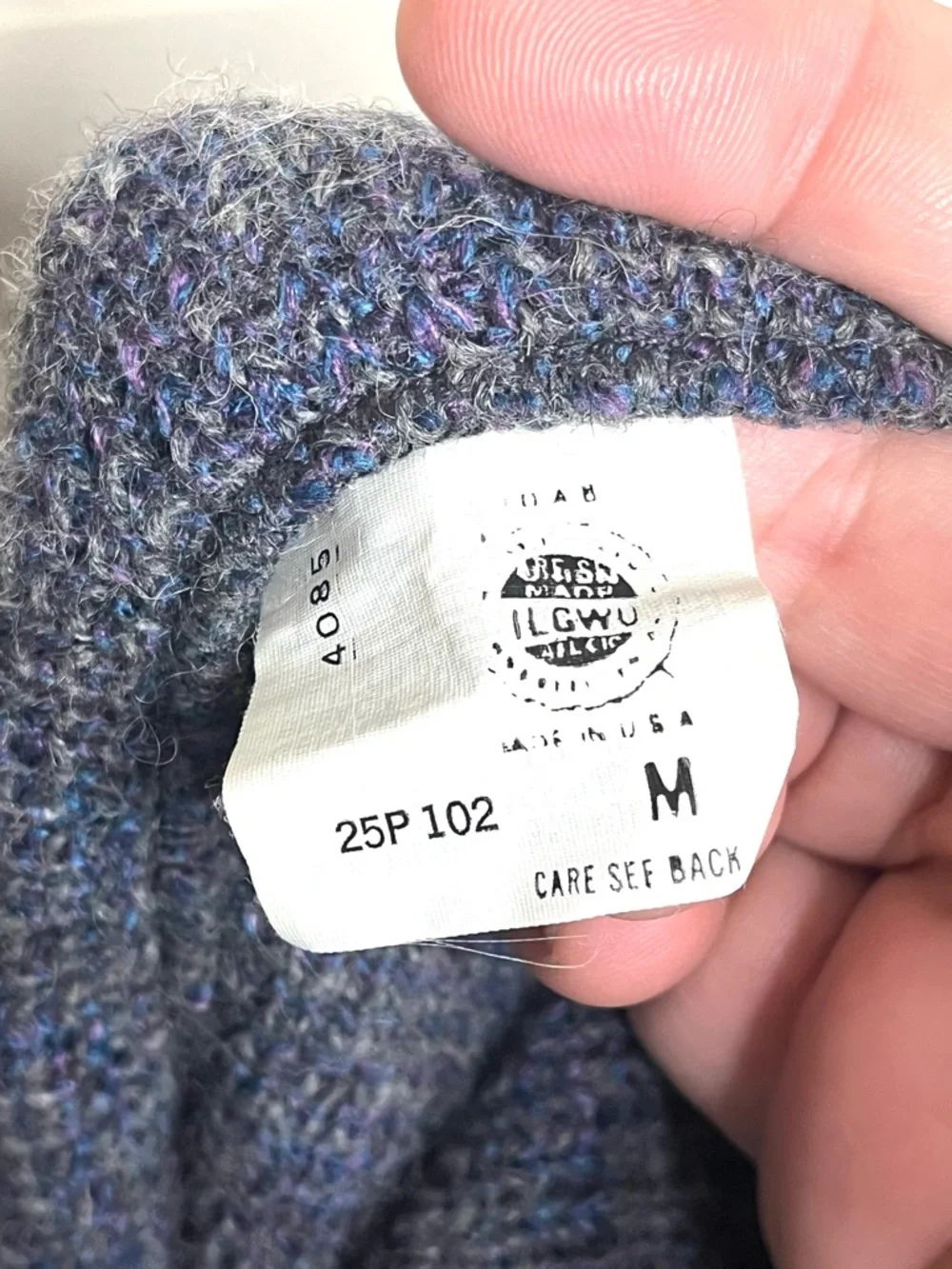 Robert Bruce vintage tag